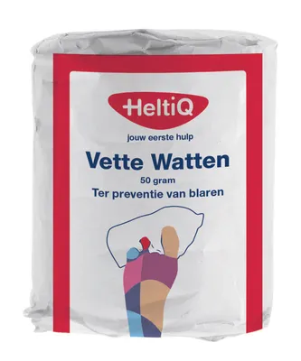 Produktbild von Heltiq Fettwatte 50 g, Medizinprodukt zur Blasenprävention, reibungsreduzierend