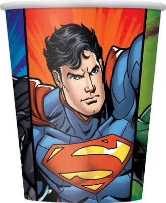 Produktbild von Justice League - Party-Becher, Papier 8er-Pack SG24082 (Einheitsgröße) (Bunt)