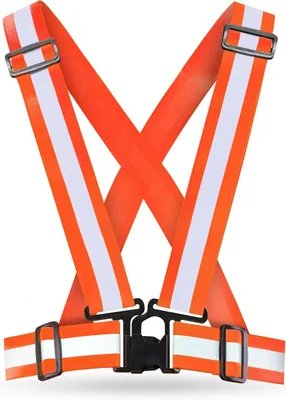 Immagine prodotto di Gilet di sicurezza riflettente, regolabile, leggero, ad alta visibilità, ideale per jogging, ciclismo, corsa, motociclismo, adatto a adulti e giovani