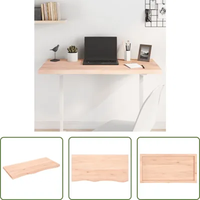Obrázek produktu pro The Living Store Stolová deska 100x50x(2-4) cm dubový masiv neošetřený