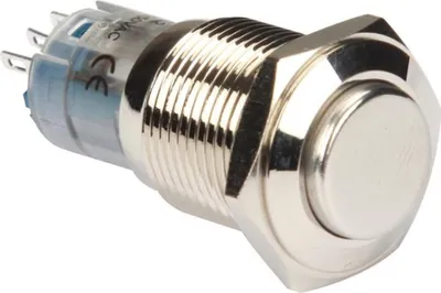 Image de Interrupteur métallique rond haut Spdt 1No 1Nc