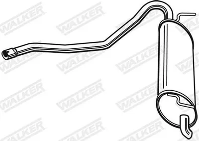 Produktbild von WALKER 23912 Endschalldämpfer für FIAT PANDA (169) Auspuff