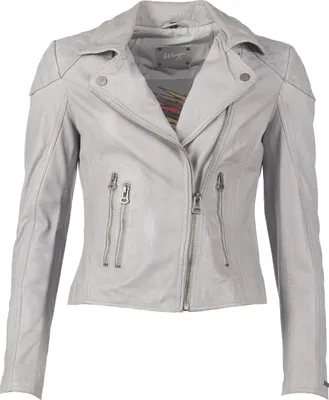 Produktbild von Maze Lederjacke Ibiza Damen light grey XL