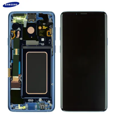 Obrázok produktu pre Originálny Samsung Galaxy S9 Plus SM-G965F LCD displej + dotykový displej Coral Blue (Service Pack) GH97-21691D / GH97-21692D / Amoled Digitizer