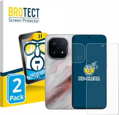 Produktbild von 2x Für Vivo iQOO 15 (Display+Kamera) Schutzfolie BROTECT Displayschutz Display Schutz Folie Klar Transparent