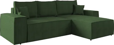 Produktbild von MIRJAN24 Ecksofa Malaga L Cord mit Schlaffunktion und Bettkasten, Eckcouch, Stilvoll Polsterecke vom Hersteller (Farbe: Poso 14, Seite: Rechts)