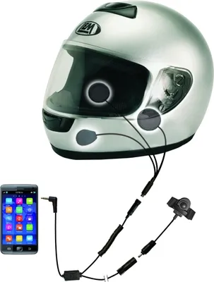 Produktbild von Albrecht SHS 300i Motorradhelm Stereo Headset für iPhone, Smartphones etc