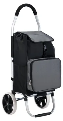 Produktbild von Packaway Deluxe Einkaufswagen – 50 l – Kühlfach – SCHWARZ/GRAU