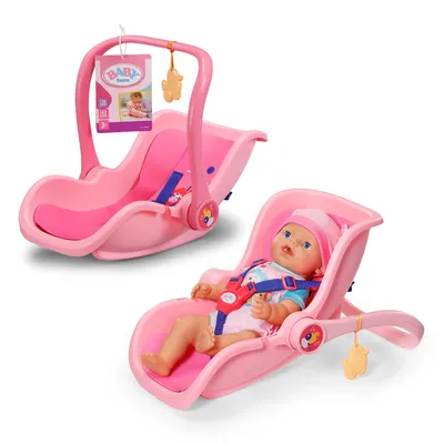 Produktbild von BABY born Babyschale Pink mit Tragegriff & Sicherheitsgurt für Puppen