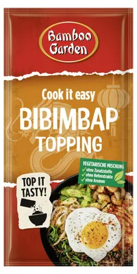 Produktbild von Bibimbap Topping für die schnelle und unkomplizierte Zubereitung asiatischer Reisgerichte