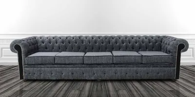 Zdjęcie produktu dla Chesterfield 5 Sitzers Klassische Luxus Barock Rokoko Sofa Couch Leder