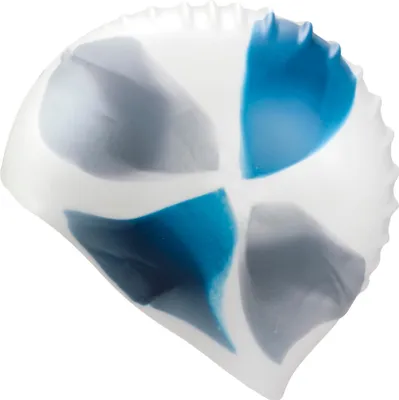 Image de Bonnet de bain Beco | Silicone | Blanc/multicolore