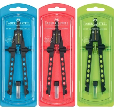 Produktbild von Faber Castell Schnellverstellzirkel Kr 340mm Factory Neon