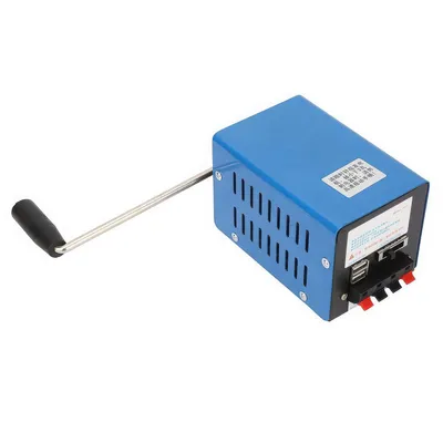 Produktbild von Tragbarer Handkurbel-Generator 20W,Notstromaggregat mit USB & DC-Ausgang,Manuelles Ladegerät für Smartphone, Laptop & Akkus,für Outdoor, Camping, Survival & Notfälle