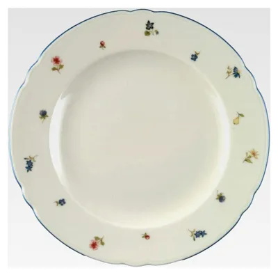 Produktbild von Marieluise Streublume Speiseteller rund, Porzellan, bunt, 25,3 x 25,3 x 2,3 cm