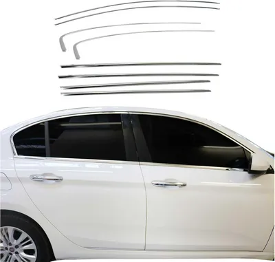 Immagine prodotto di Modanature per finestrini per Fiat Tipo 2016-2025 in acciaio inox cromato 8pz