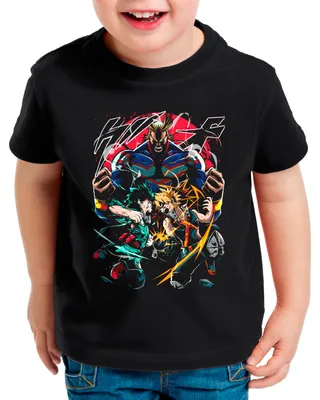 Produktbild von style3 Hero School Kinder T-Shirt superhero japan acade mia manga