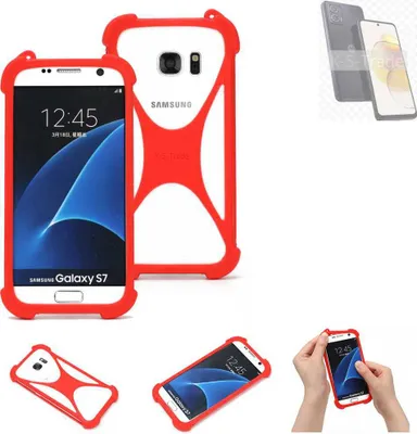 Produktbild von K-S-Trade Handy-Hülle kompatibel mit Motorola Moto G73 5G Schutz-Hülle Bumper Silikon Schutz Hülle Cover Case Silikoncase Silikonbumper TPU