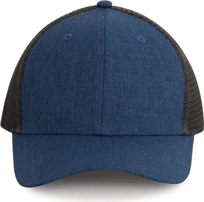 Produktbild von K-Up Herren Kappe Trucker Cap Baseballcap Basecap Baseball Cap, Größe:U, Farbe:Light Navy Heather/Dark Grey
