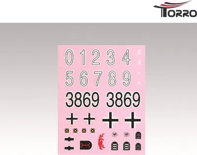 Produktbild von Torro Panzer Jagdpanther - Ersatzteil - Aufkleber-Set / Decals