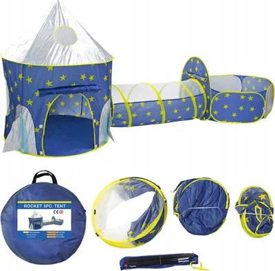 Image de Tente pour ENFANTS Grande avec PARC TUNNEL Piscine sèche pour MAISON JARDIN PALAIS XXL