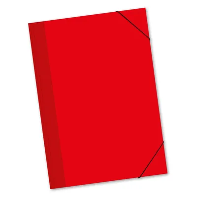 Produktbild von itenga Gummizugmappe Zeichenmappe A2 rot