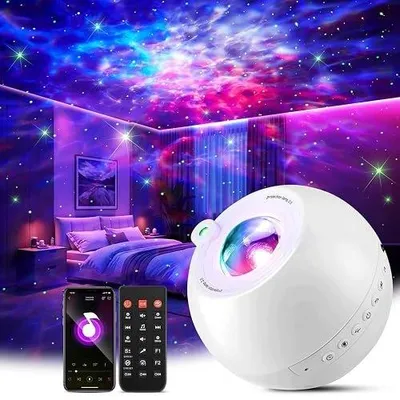 Zdjęcie produktu dla Projektor gwiaździstego nieba dla dzieci 13 filmów bluetooth pilot