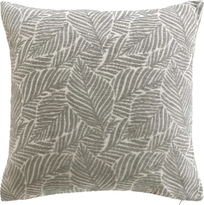 Produktbild von Dekokissen, Jacquardmuster Blätter, 40 x 40 cm