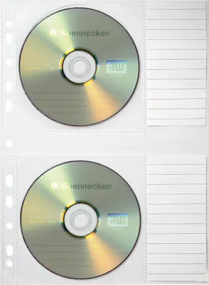 Produktbild von CD/DVD Hülle 1612 für 2 CDs transparent 5 Stück Packung mit 20 Stück