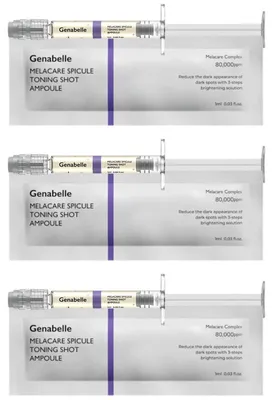 Produktbild von Genabelle - Melacare Spicule Toning Shot Ampulle, 3 x 1ml aufhellende Ampullen