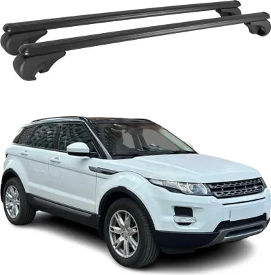 Produktbild von Dachträger für Land Rover Evoque 2011-2019 Gepäckträger Grundträger Alu Schwarz