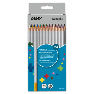 Produktbild von LAMY Dreikant-Buntstifte colorplus 24er Kartonetui