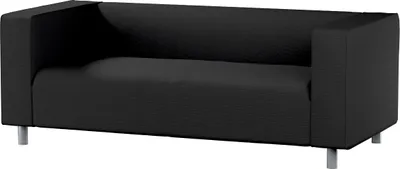 Produktbild von Dekoria Bezug für Klippan 2-Sitzer Sofa, schwarz, Sofahusse, Klippan 2-Sitzer
