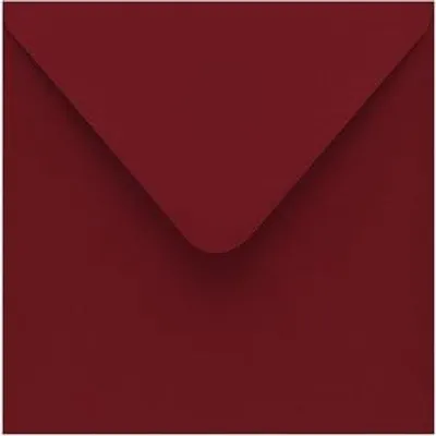 Obrázek produktu pro Čtvercové obálky K4 Bordeaux red 120 g 10 ks - Elegantní obálky