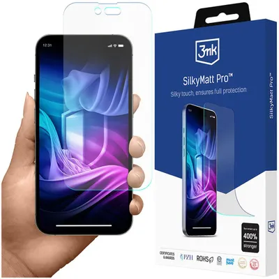 Immagine prodotto di 3mk protezione dello schermo Self-Heal Silky Matt Pro per Apple iPhone 14 Pro