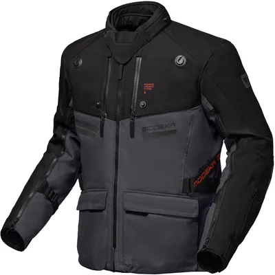 Produktbild von Modeka Atlaz Motorrad-Textiljacke, dunkelgrau/schwarz, 4XL