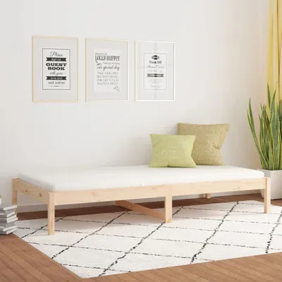Produktbild von vidaXL Denní postel bez matrace 80x200 cm z masivního borovicového dřeva