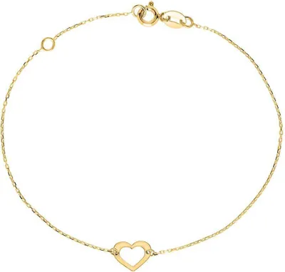 Produktbild von Herzarmband für Damen von Unique aus 9-karätigem Gold