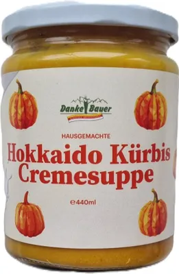 Produktbild von Hokkaido Kürbis Cremesuppe 440ml von Danke Bauer