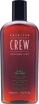 Zdjęcie produktu dla American Crew Tea Tree Szampon odżywka i żel do mycia ciała, 450 ml