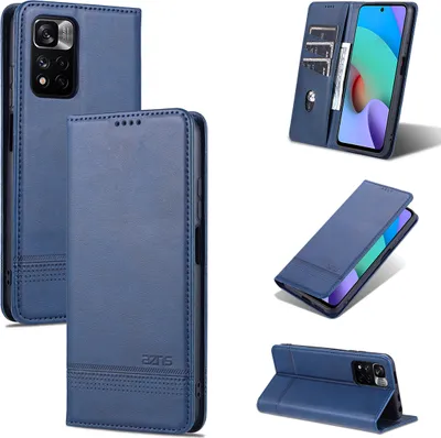 Obrázek produktu pro Xiaomi Poco X4 NFC 5G Leather Case, Flip Cover Wallet Case Magnetic Closure Stand Protective Case pro Xiaomi Poco X4 NFC 5G Blue