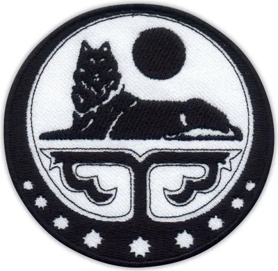 Produktbild von Patchion Wappen der Tschetschenischen Republik Itschkeria – zum Aufnähen – besticktes Abzeichen/Emblem