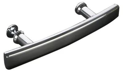 Imagen del producto de Dos manijas de acero inoxidable para puertas de ducha