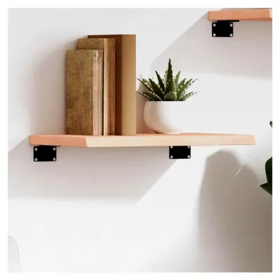 Produktbild von Wandregal 40x20x2 cm aus unbehandeltem Massivholz Eiche