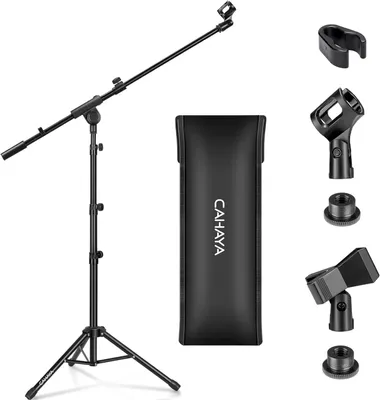 Immagine prodotto di CAHAYA CY0239 Supporto microfono 2 in 1 a doppio uso con braccio, borsa portatile
