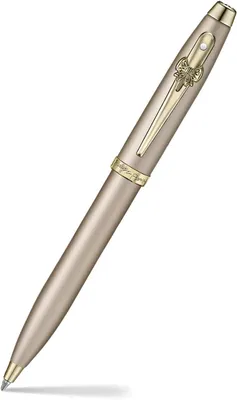 Productafbeelding van Sheaffer 100 Emily in paris 9377 collectie - Champagne gouden pen met PVD goud trims - Bow-vormige clip. (Rollerball)