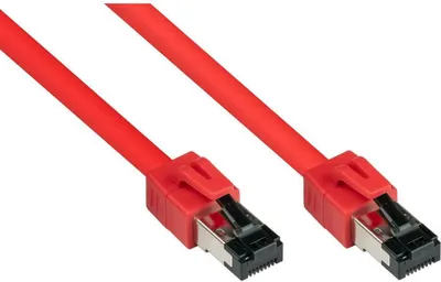 Image de Alcasa 8080-030R Câble réseau 3 m Cat8.1 S/FTP (S-STP) Rouge (8080-030R)
