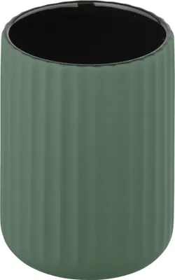 Immagine prodotto di WENKO Portaspazzolino in Vetroceramica Portaspazzolino BELLUNO Verde Accessori da bagno WC