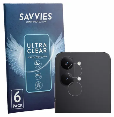 Produktbild von 6x Für Xiaomi Poco X8 Pro Max (NUR Kameraschutz) Schutzfolie Savvies Displayschutz Display Schutz Folie Klar Transparent
