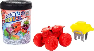 Produktbild von Hot Wheels Monster Trucks Color Reveal Truck, für Kinder ab 3 Jahren, Monstertruck, 3 Jahr(e), Kunststoff, Metall, Gemischte Farben
